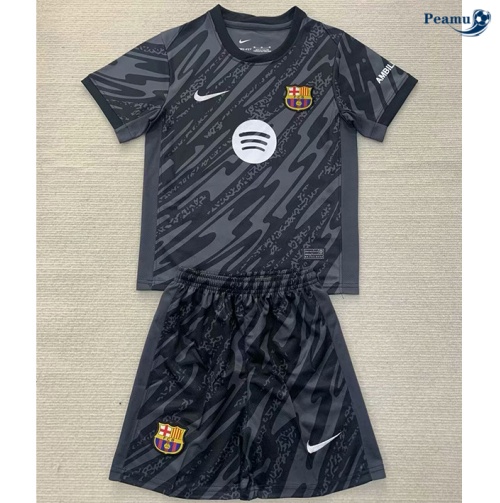 Barcelone Enfant Gardien de but Noir 2024
