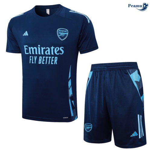 Kit Entrainement Arsenal + Shorts Bleu marine 2024