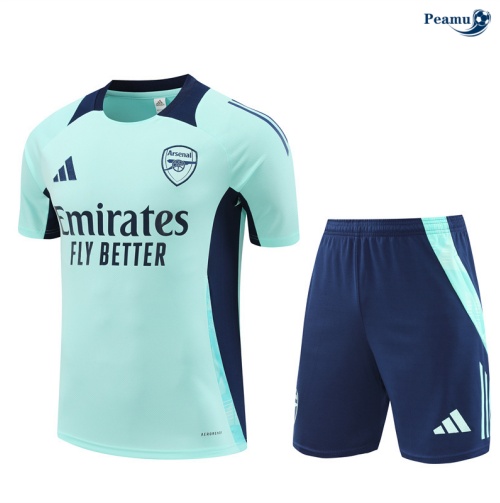 Kit Entrainement Arsenal + Shorts Bleu 2024