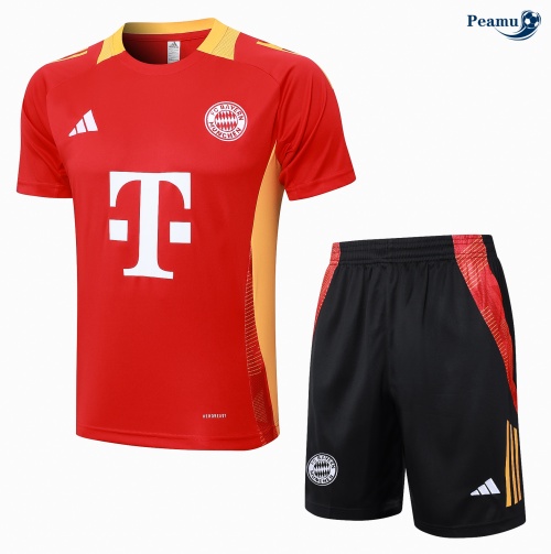 Kit Entrainement Bayern Munich + Shorts rouge 2024