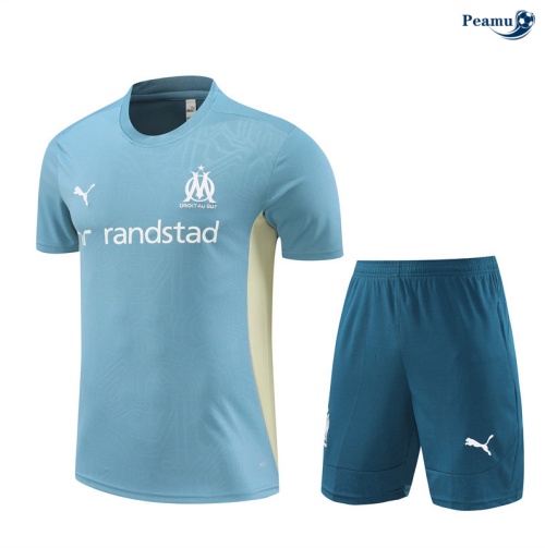 Kit Entrainement Marseille Enfant + Shorts vert 2024