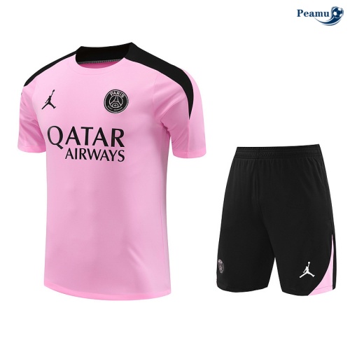 Kit Entrainement Paris PSG + Shorts rose 2024