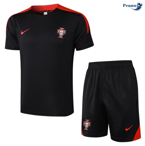 Kit Entrainement Portugal + Shorts noir 2024