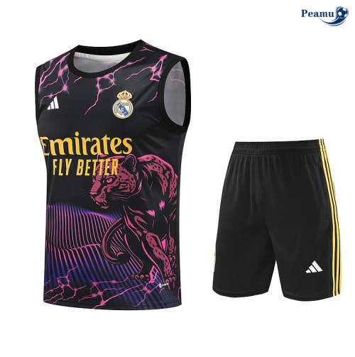 Kit Entrainement Real Madrid Debardeur + Shorts rose 2024
