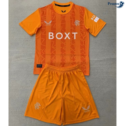 Rangers FC Enfant Maillot Gardien De But orange 2024