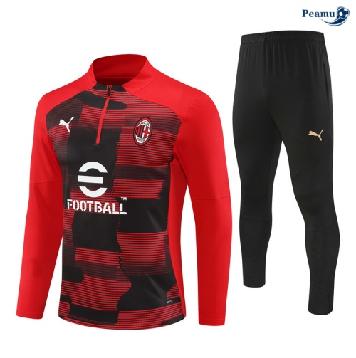 Survetement AC Milan rouge 2024