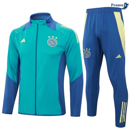 Veste Survetement Ajax Enfant vert 2024
