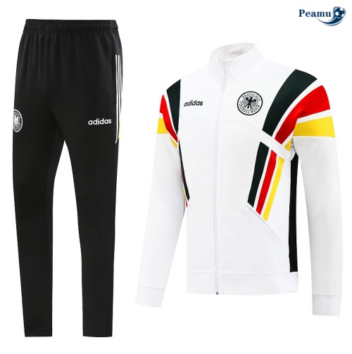 Veste Survetement Allemagne Blanc 2024