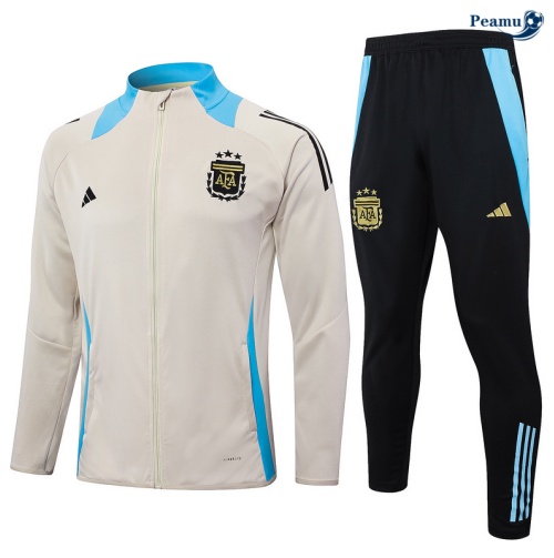 Veste Survetement Argentine jaune 2024