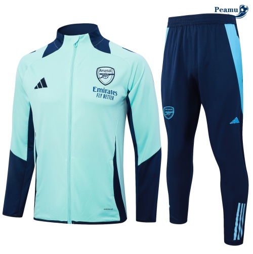 Veste Survetement Arsenal Enfant vert clair 2024