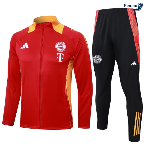 Veste Survetement Bayern Munich Enfant rouge 2024