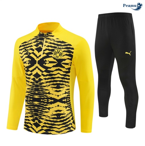 Survetement Borussia Dortmund Enfant jaune 2024