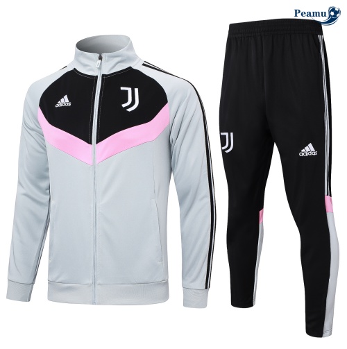 Veste Survetement Juventus gris clair 2024