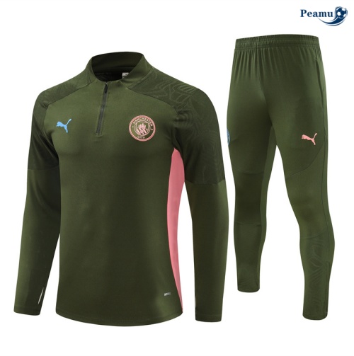 Survetement Manchester City Enfant vert 2024