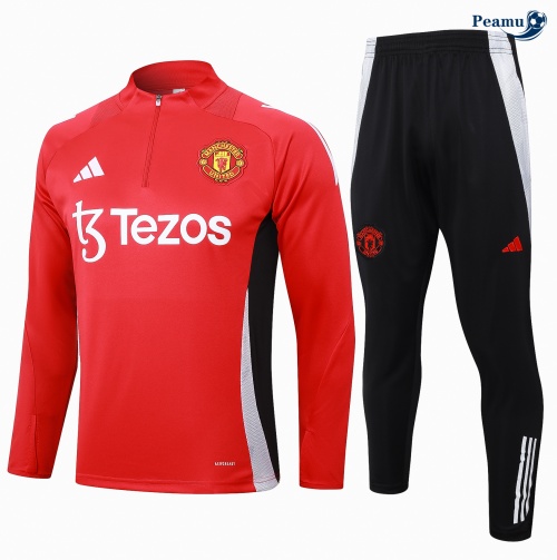 Survetement Manchester United rouge 2024
