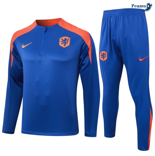 Survetement Pays-Bas Bleu 2024