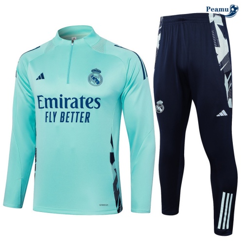 Survetement Real Madrid vert clair 2024
