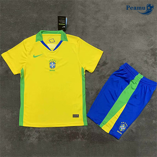 Maillot foot Brésil Enfant Domicile 2025-2026