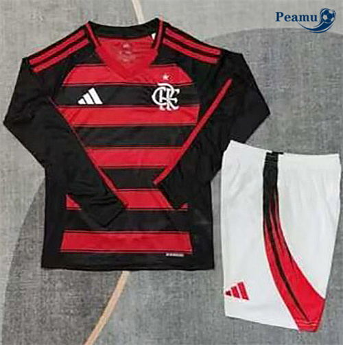 Maillot foot Flamengo Enfant Domicile Manche Longue 2025-2026