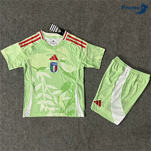 Maillot foot Italie Enfant Vert 2025-2026