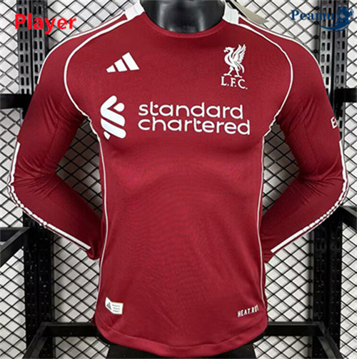 Maillot foot Liverpool Player Domicile Manche Longue 2025-2026