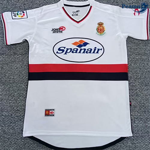 Maillot foot Maillot Rétro Mallorca Blanc 2001-02
