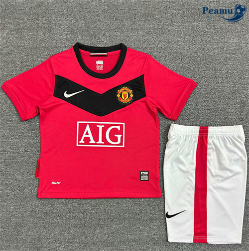 Maillot foot Maillot Rétro Manchester United Enfant Domicile 2010