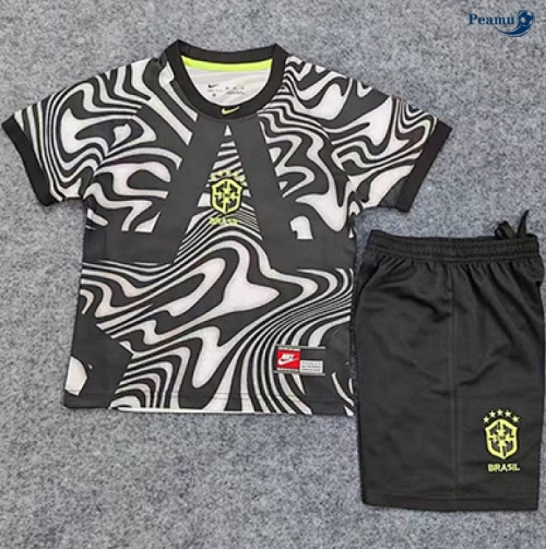 Maillot foot Brésil Enfant Gardien De But 2026-2027