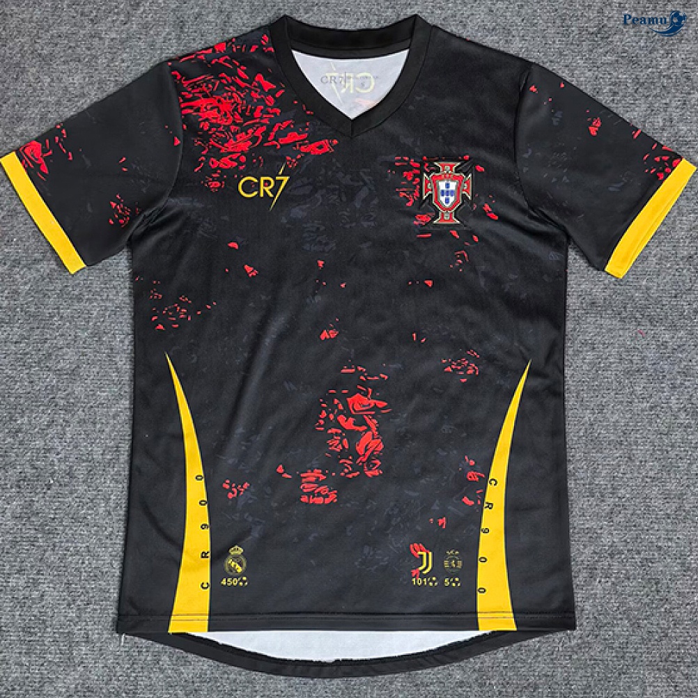 Maillot foot Portugal spéciale CR7 Noir 2026