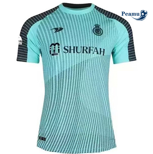 Peamu - Maillot foot Al-Nassr FC Gardien De But Bleu 2022-2023 p3005