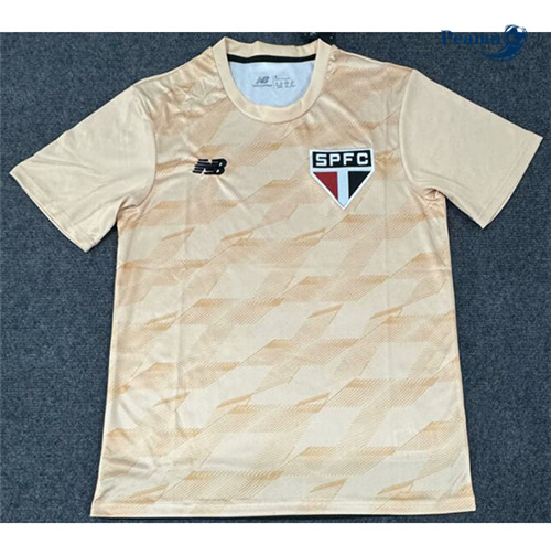 Maillot foot Sao Paulo Training jaune 2024-2025