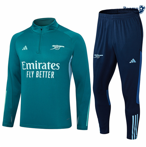 Survetement Arsenal vert 2024/2025 Soldes