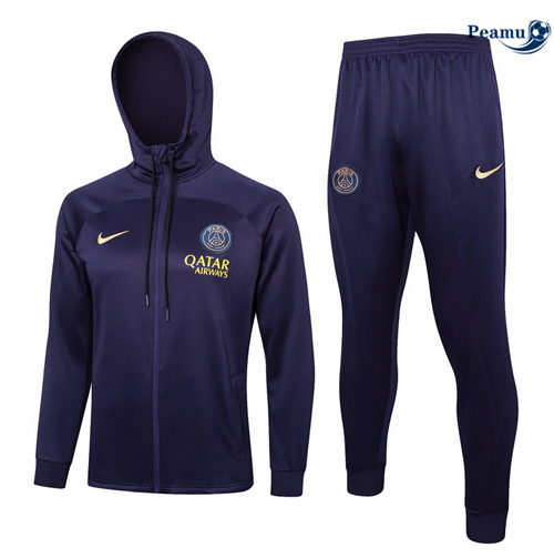 Veste Survetement Paris PSG à Capuche Violet 2024/2025 prix