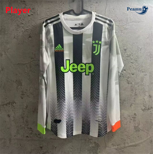 Maillot foot Rétro Juventus Player Version Manche Longue joint 2019-20
