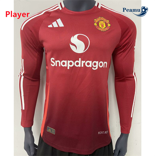 Maillot foot Manchester United Player Version Domicile Manche Longue 2024/2025