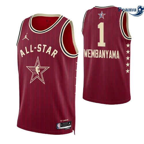 Maillot Victor Wembanyama - 2024 All-Star Red Peamu 6002