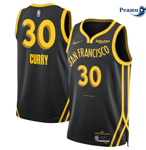 Maillot Stephen Curry, Golden State Warriors 2023/24 Black - City Peamu 6021