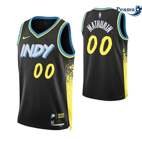 Maillot Bennedict Mathurin, Indiana Pacers 2023/24 - City Peamu 6022