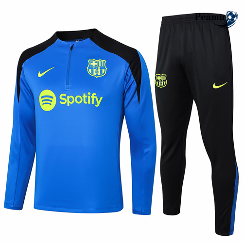 Survetement Barcelone Enfant Bleu 2024-2025 grossiste