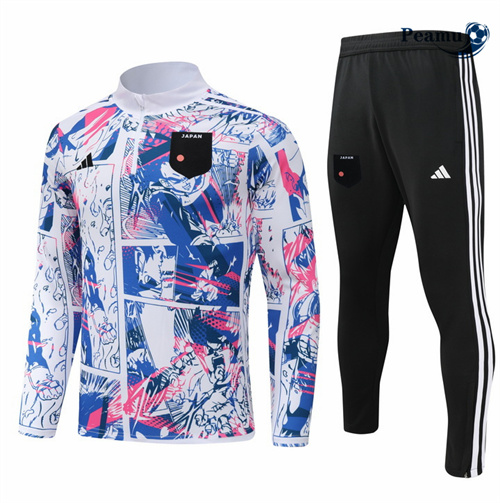 Survetement Japon Blanc 2024-2025 Soldes