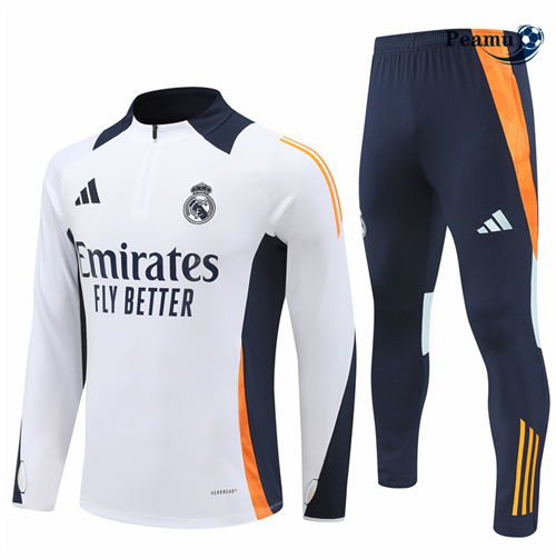 Survetement Real Madrid Blanc 2024-2025 Soldes