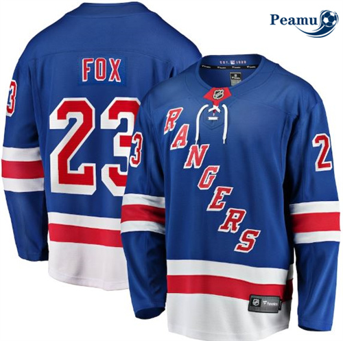Peamu Maillot foot Adam Fox, New York Rangers - Domicile