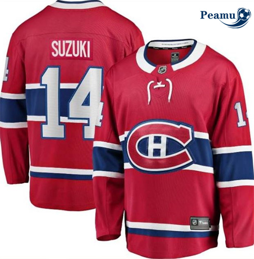 Peamu Maillot foot Nick Suzuki, Montreal Canadiens - Domicile