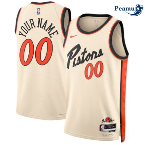 Peamu Maillot foot Custom, Detroit Pistons 2024/25 - City