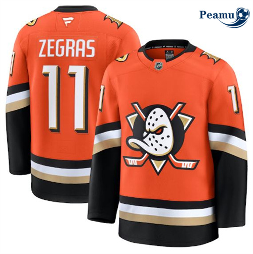 Peamu Maillot foot Trevor Zegras, Anaheim Ducks - Domicile