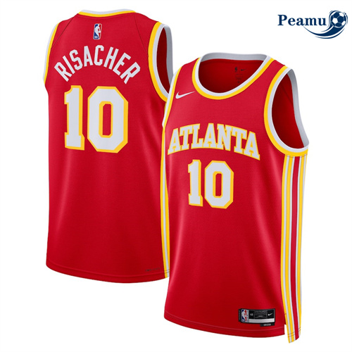 Peamu Maillot foot Zaccharie Risache, Atlanta Hawks - Icon
