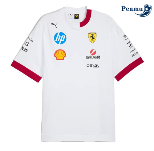 Peamu Maillot foot Scuderia Ferrari 2025/26 - Cotton