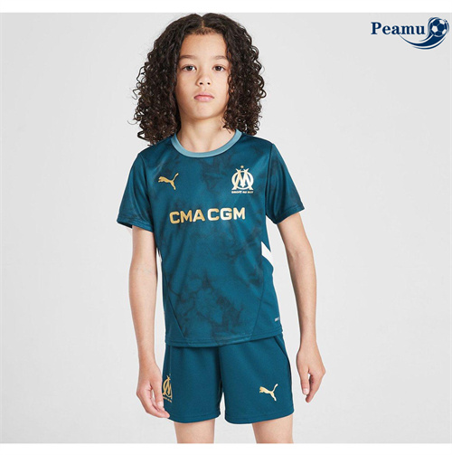 Maillot foot Marseille Enfant Exterieur 2024-2025