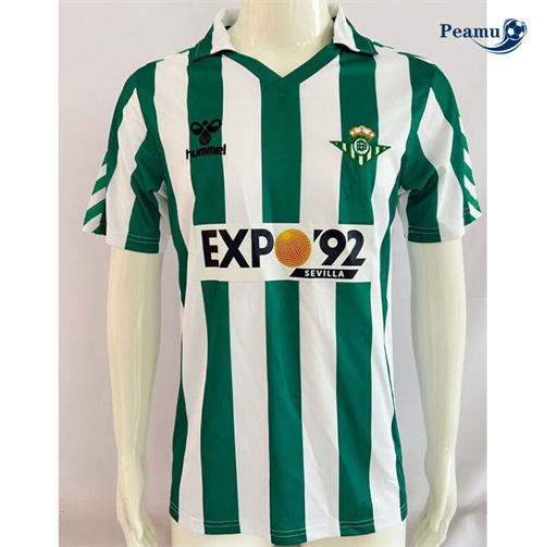Maillot foot Retro1988-89#Real Betis Domicile