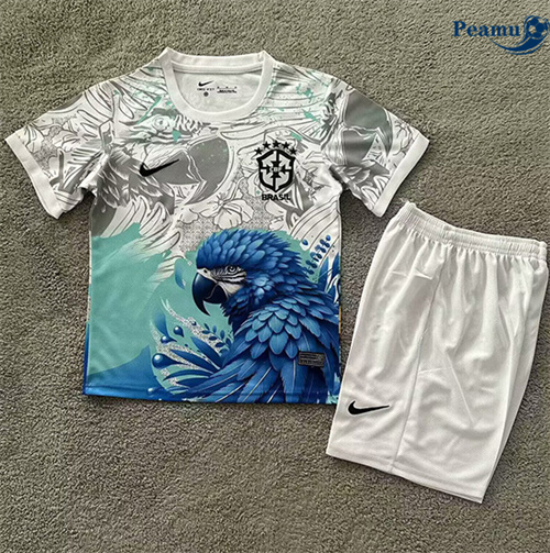 Maillot foot Brésil Enfant Special Parrot 2025-2026